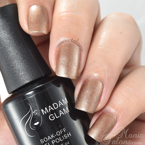 Madam Glam Gel Polish Treat Me Like Fire Swatch