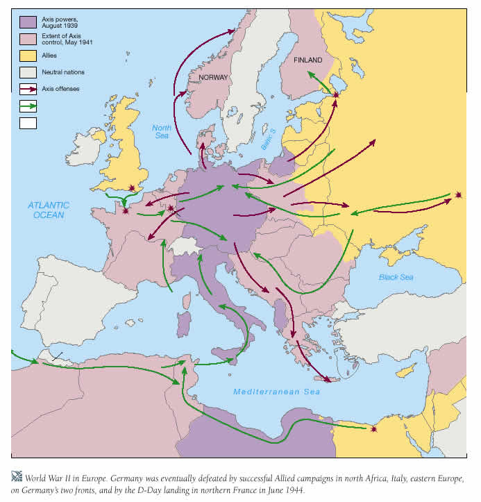 aggression in europe map. fast europe animated map