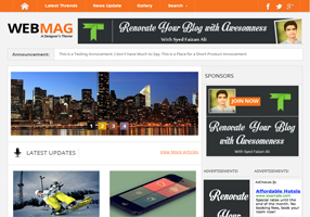 WebMag Blogger Template