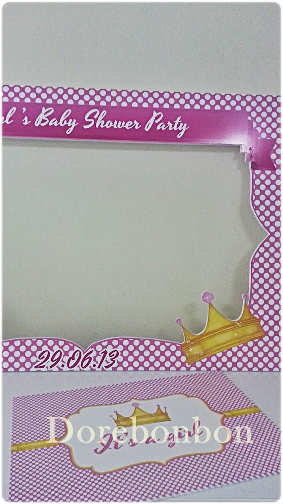 BabyShower Anı Çerçevesi 