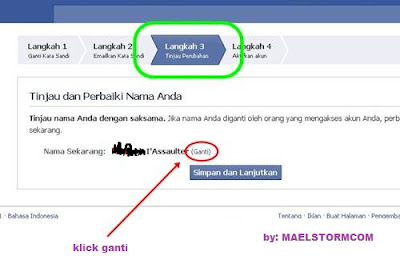 Cara Ganti Nama Akun FB