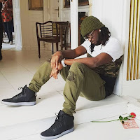  How Rudeboy (P Square)  look in a stunning green  Trouser and Camo Shirt    