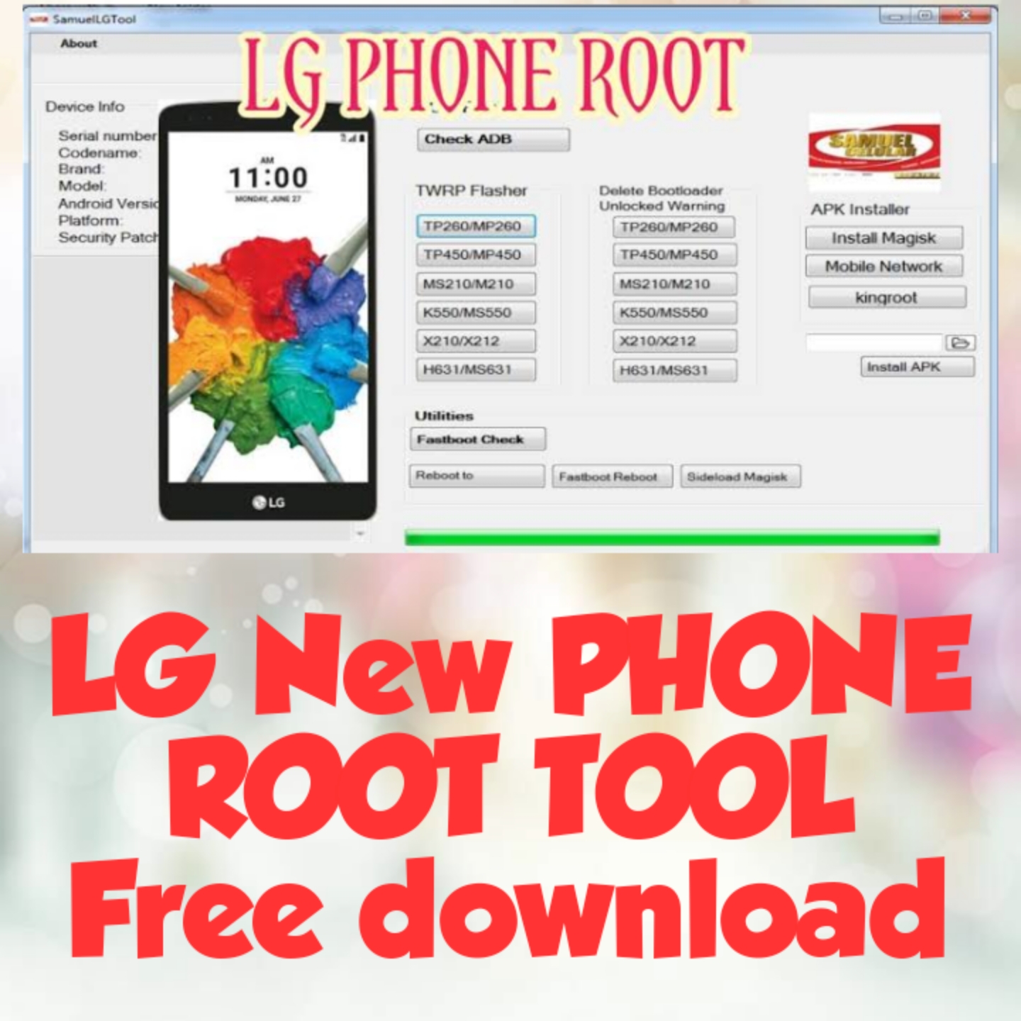 LG New PHONE ROOT TOOL Free download