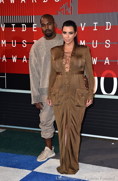 Kanye and Kim Kardashian-West