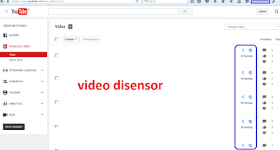 mengaitkan channel youtube anda pada akun GOOGLE ADSENSE