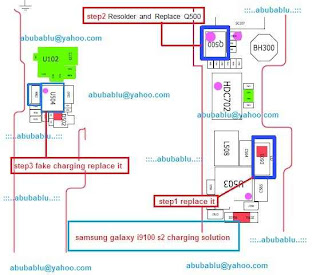 Charger no response, i9100 Charging not charging, Galaxy S2 charging ic, charg section, Charging solution for i9100/S2,