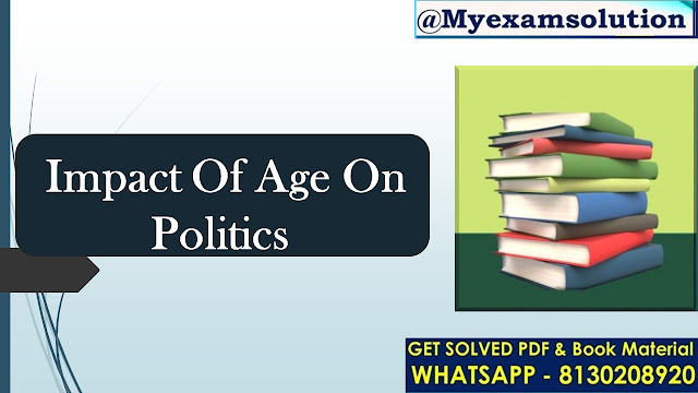How do political scientists study the impact of age on politics