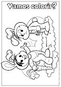 Desenho para colorir Páscoa com Turma da Mônica (desenho para colorir pã¡scoa turma da mã´nica ideia criativa lindas imagens )