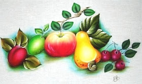 pintura em tecido frutas passo a passo