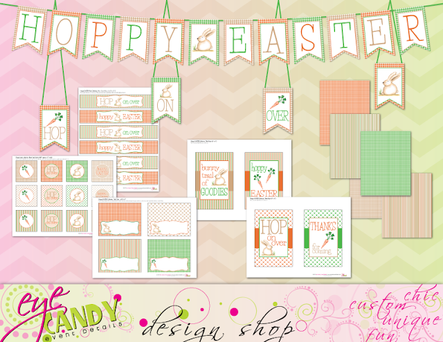 easter printables, hoppy easter party, easter party downloads