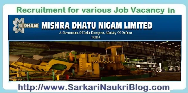 Naukri Vacancy Recruitment Midhani