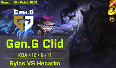 Gen G Clid Sylas JG vs Hecarim - KR 10.15