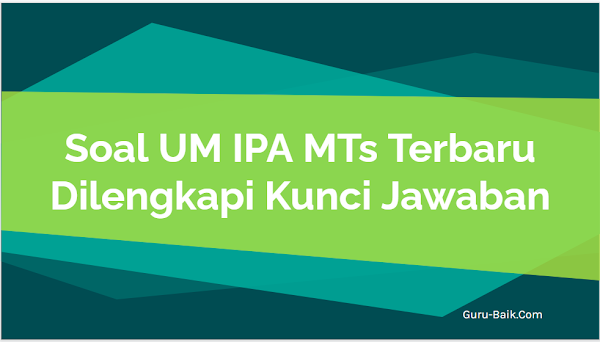 gambar soal UM IPA Mts