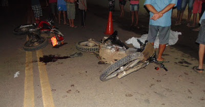 HIDROLÂNDIA-CE: COLISÃO FRONTAL ENTRE MOTOCICLETAS DEIXA DUAS VÍTIMAS FATAIS NA CIDADE