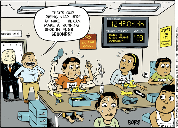 nike sweatshops portrayal