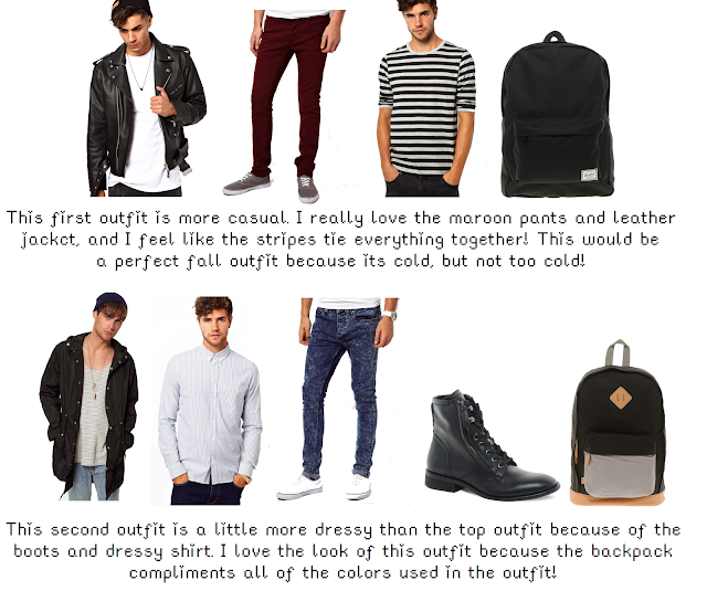 Back to school outfit ideas for men ♡