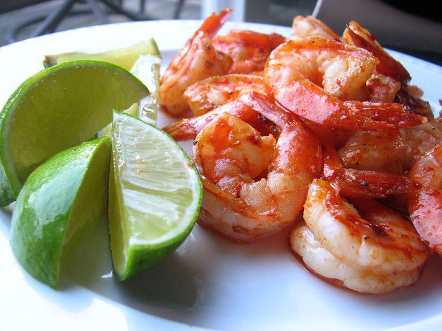 Pan Seared Shrimp with Chipotle Lime Glaze