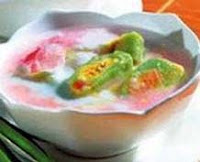 resep es pisang ijo