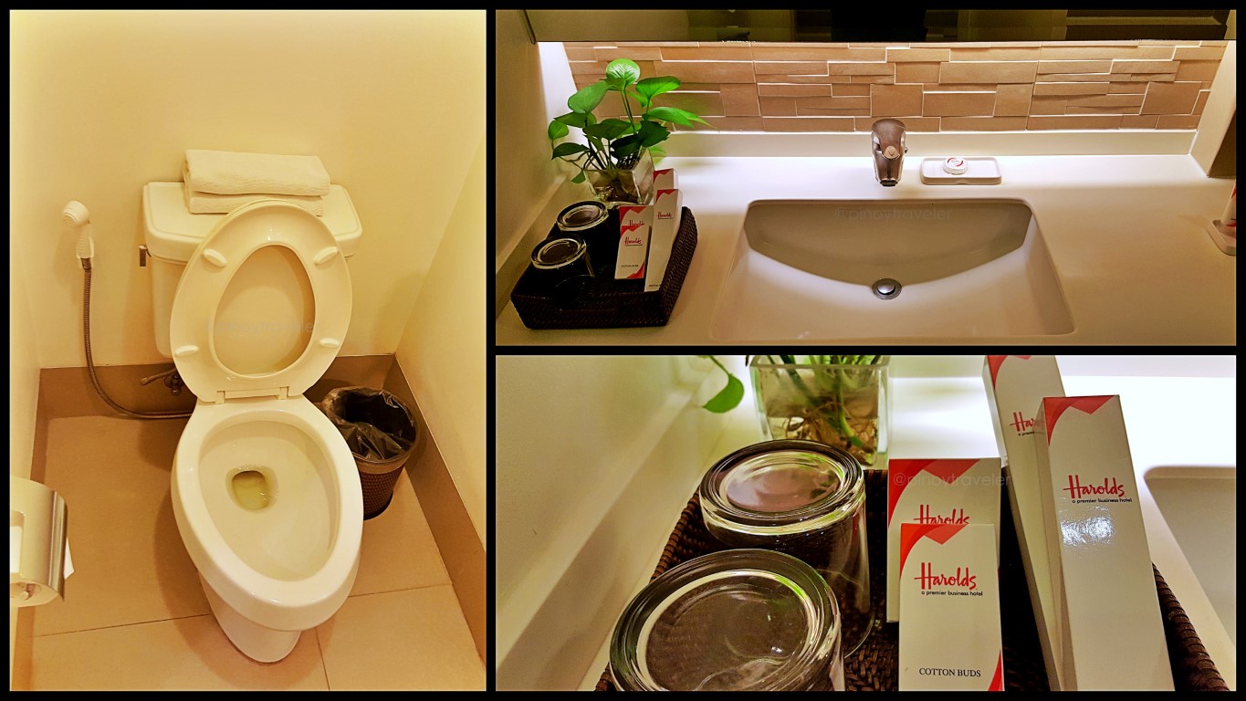 amenities of Room 705 at Harold's Hotel Cebu