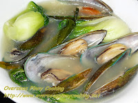 Tinolang Tahong at Pechay, Green Mussels with Bok Choy