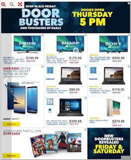 Best Buy USA black friday ad November 23 – 25, 2017