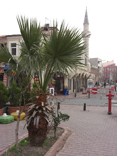 looking inward near the water at Canakkale