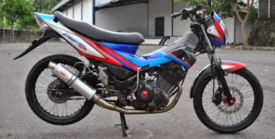 Modifikasi Motor Satria FU Airbrush Terbaru