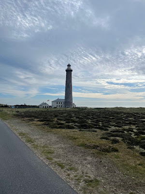 Lighthouse between Skagen and Grenen