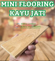 mini flooring kayu jati