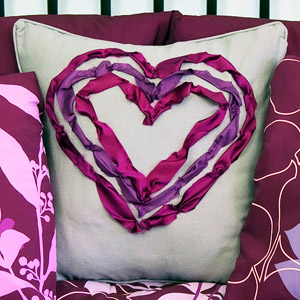 Sisters: ideas Real Running Heart pillow With A With embellishment Home