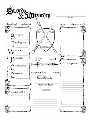 Pathfinder Character Sheet