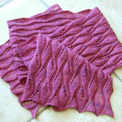 Hand Knitted Lace Scarf