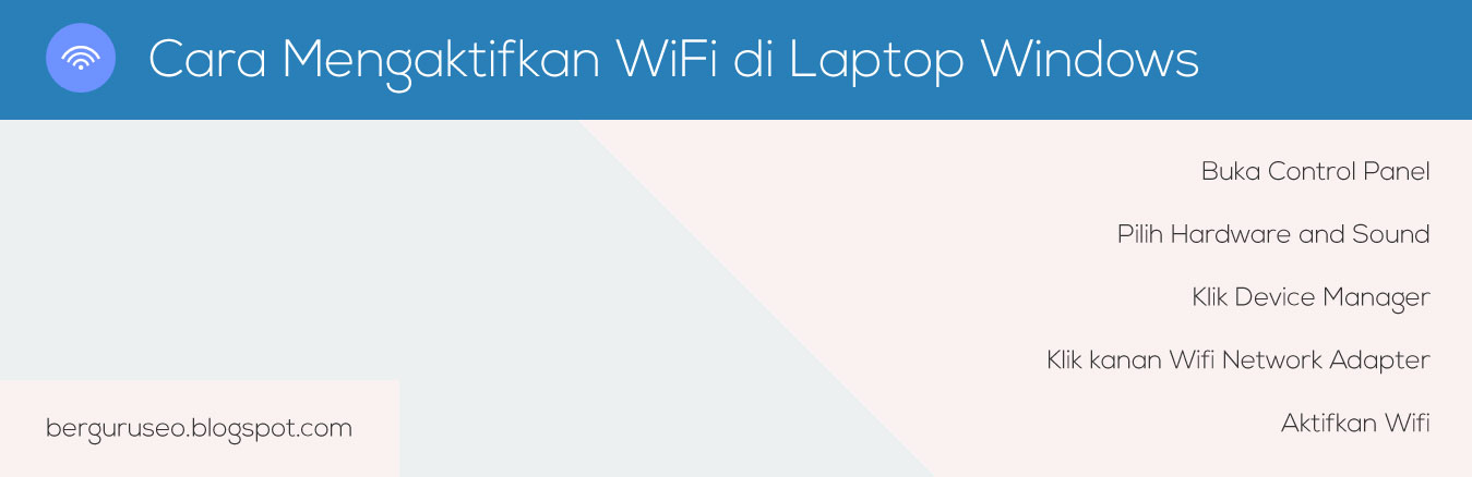 Cara Mengaktifkan WiFi di Laptop Windows