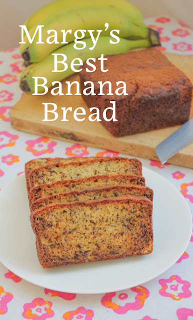 Food Lust People Love: Truly a recipe that has stood the test of time, Margy’s best banana bread is tender, rich and flavorful loaf, made with butter as well as sour cream. Plain or toasted, it is the perfect snack at the office or at home. This one-bowl recipe makes clean up a breeze, easily done even as the loaf is baking in the oven. It goes great with both a hot cup of tea or coffee. And honestly, even a cold glass of milk.