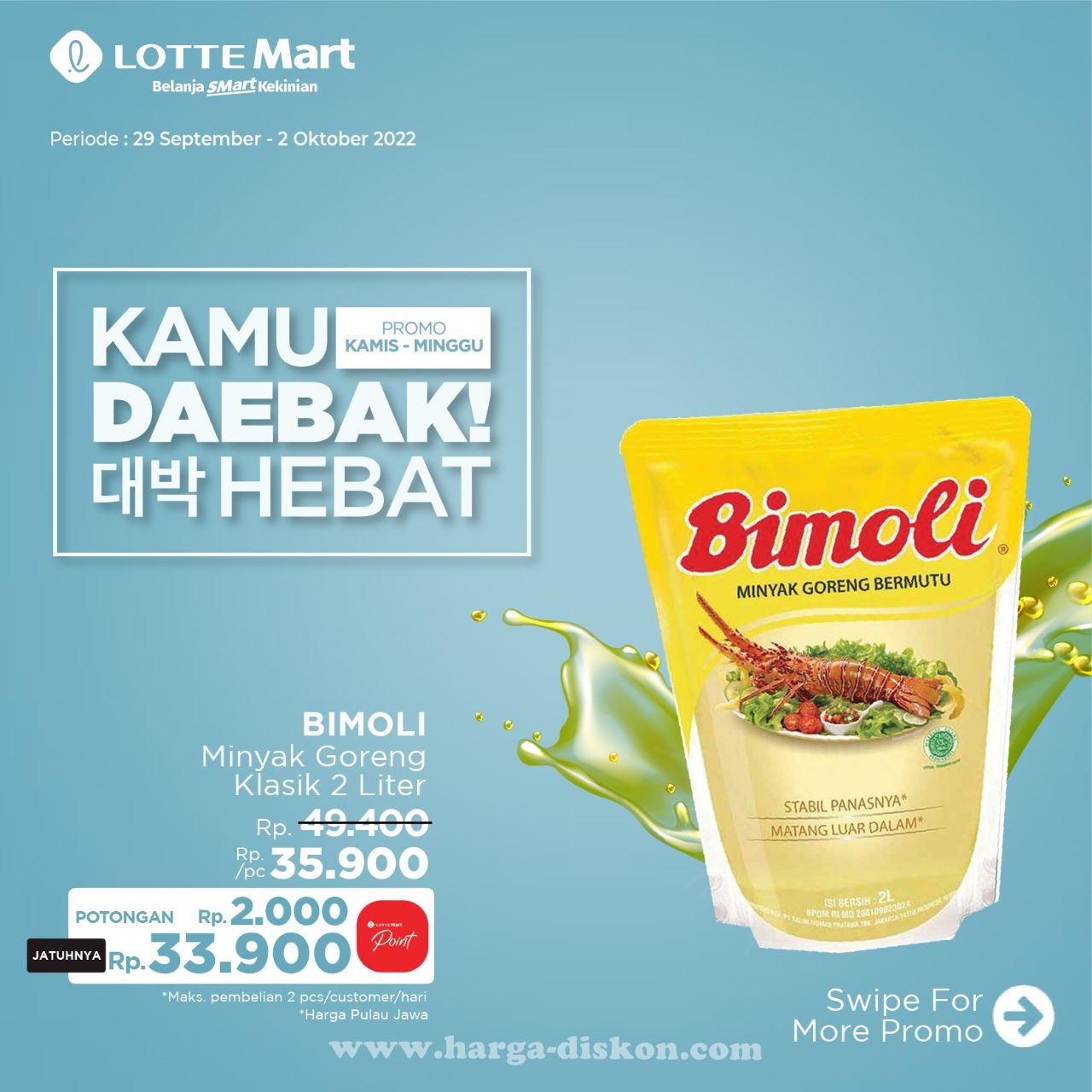 Promo LOTTEMART Akhir Pekan Weekend Promo 29 September - 2 Oktober 2022