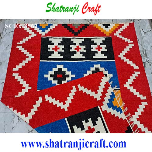 Handmade Traditional Shatoranji Carpet Price in Bd শতরঞ্জি SCEx-3562