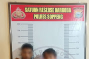 Sat Resnarkoba Polres Soppeng kembali mengamankan dua orang terduga pelaku penyalahgunaan Narkotika jenis Sabu.