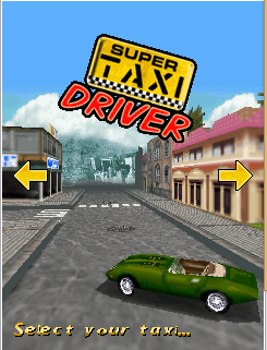 Game đua xe Super Taxi Driver