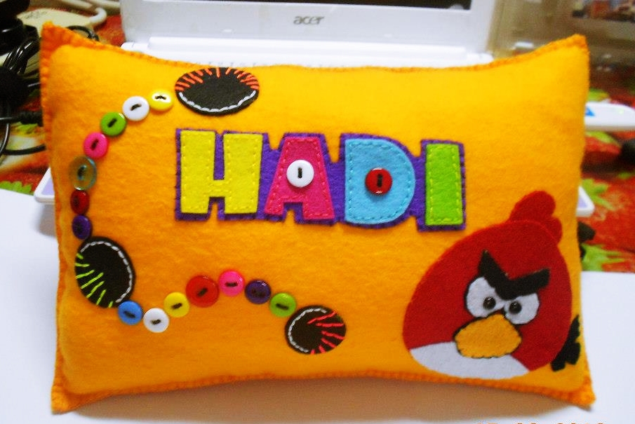 Lavendar Lemari  BANTAL FELT 10 ANGRY  BIRD 