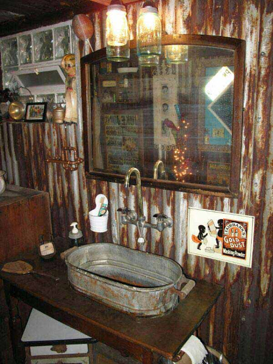 Rustic Bathroom Design Idea