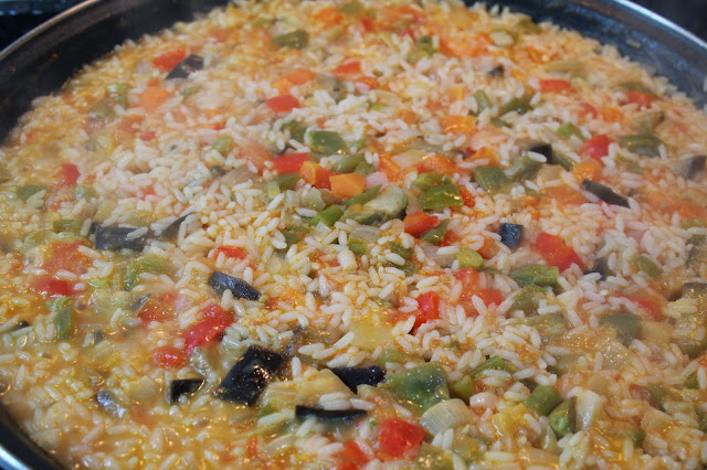 paella de verduras