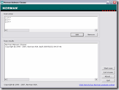 norman malware cleaner