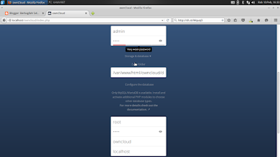 login owncloud