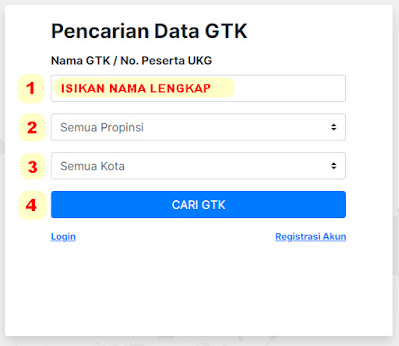 Cara Dapatkan Nomor UKG Langkah 3