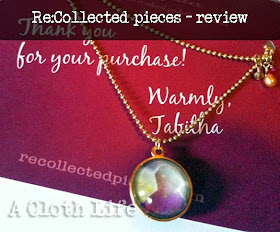 Re:Collected Pieces custom jewelry - repurposed jewelry, photo or artwork pendants and ornaments: review