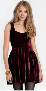 Heart Velvet Cutout Dress