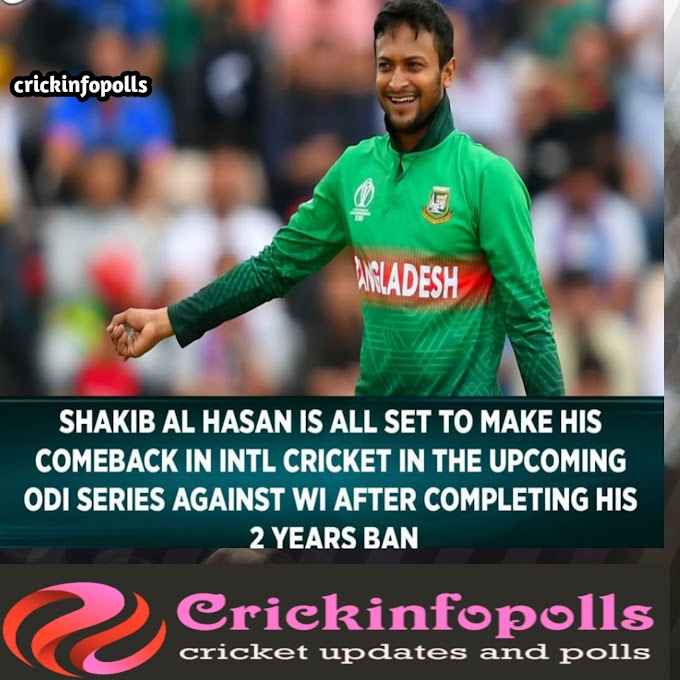 Shakib  Al Hasan is Back to Play Cricket | crickinfopolls | #BBL