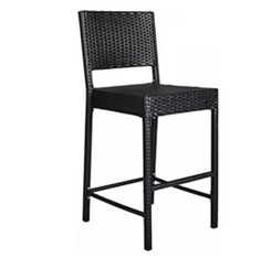 Outdoor Furniture, Wicker Bistro Chairs, Wicker Outdoor Furniture, Outdoor Wicker Barstool All Weather Patio Furniture Bar Stool