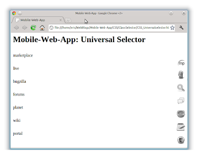 CSS: Universal Selector