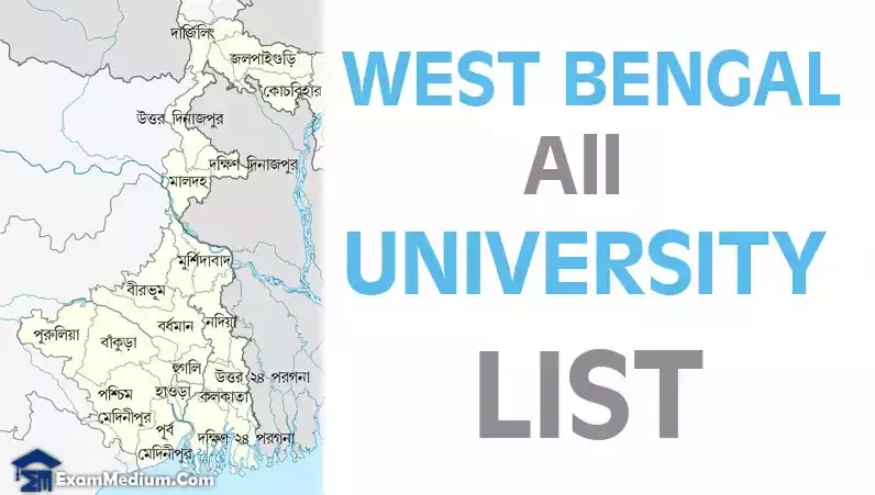West Bengal All University Name Address and Contact Details